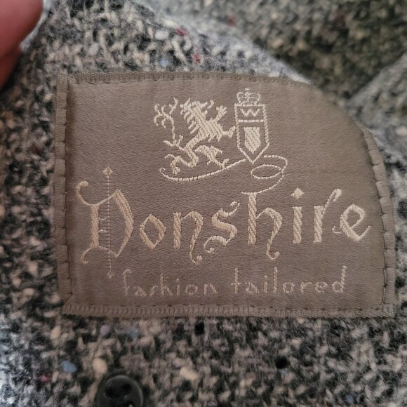 Vintage 1950’s Donshire Fashion Union Made Wool/Tweed Trench Coat/Overcoat EUC - Picture 6 of 11